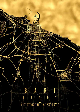 Bari Map Italy