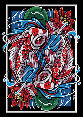 Japan koi Art