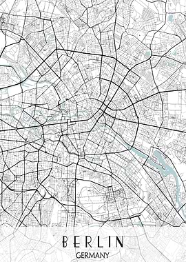 Berlin Germany City Map