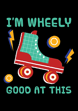 Roller Skating Skater Girl