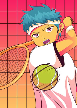 Tennis Player Anime Boy
