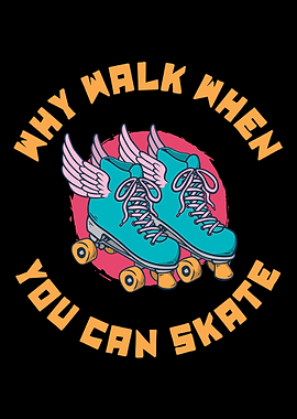 Roller Skating Skater Girl