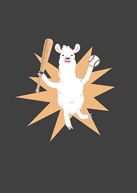 Baseball Llama