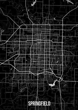 Springfield dark map