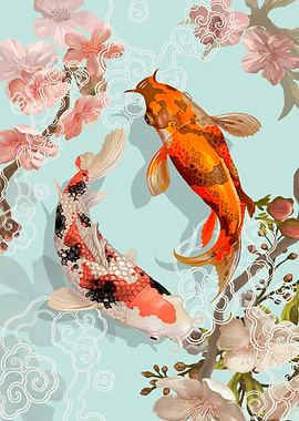 Japan koi Art