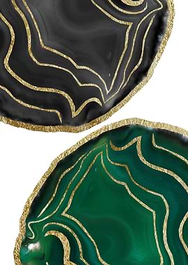 Yin Yang Emerald Agate 1