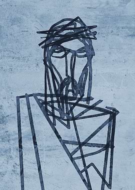 Jesus Christ at crucifixio