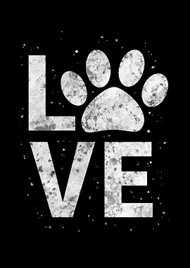 Dog lover paw