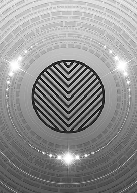 Gray Glyph Mandala Rune