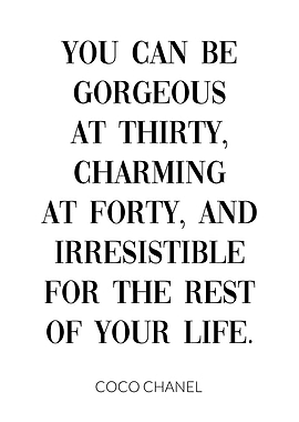 Coco Chanel Quote Fashion