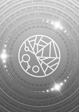 Black and White Glyph Rune