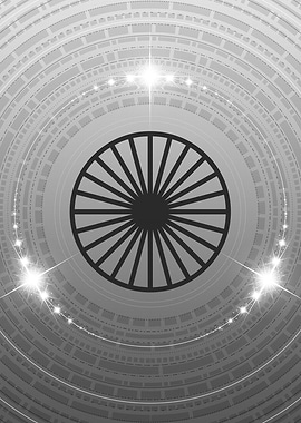 Gray Glyph Mandala Rune