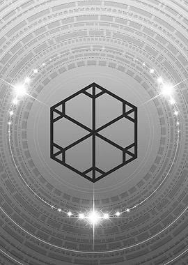 Black and White Glyph Rune