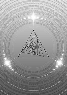 Gray Glyph Mandala Rune