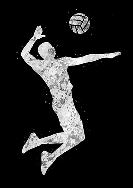 Volleyball Player Smash