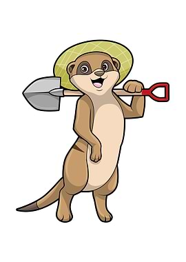 Meerkat Farmer Shovel