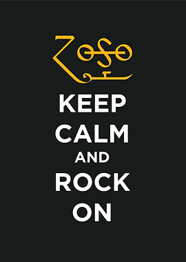 Keep calm and rock on
