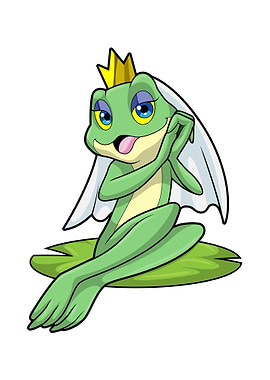 Frog Bride Wedding Crown