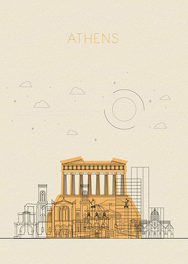 Athens Skyline