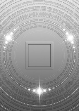 Grey Sacred Geometry Glyph