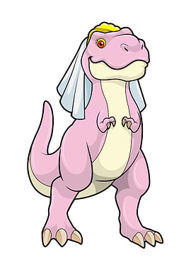 Dinosaur Bride Wedding
