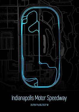 Indianapolis Speedway Map