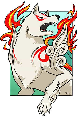 Okami Amaterasu Pop Art