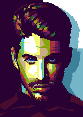 Sergio Ramos Pop Art