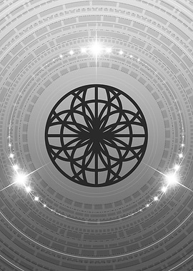 Black and White Glyph Rune