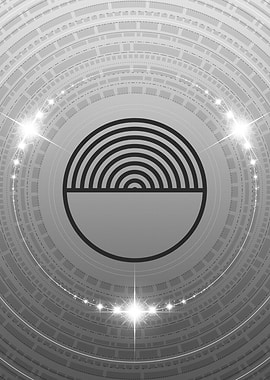 Gray Glyph Mandala Rune