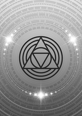 Black and White Glyph Rune