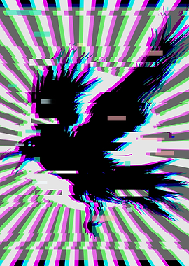 Raven Black Crow Vaporwave