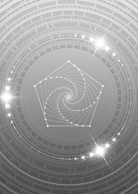 Gray Glyph Mandala Rune