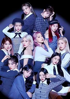 IZ ONE POSTER ILLUSTRATION