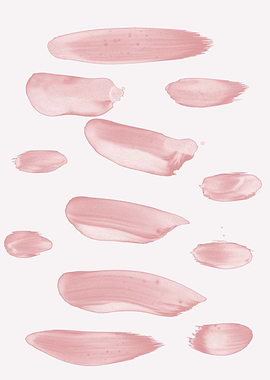 Blush Brush Strokes 1