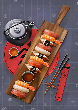 Sushi Japan Food