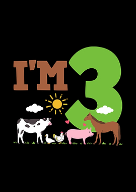 3rd Birthday Animals