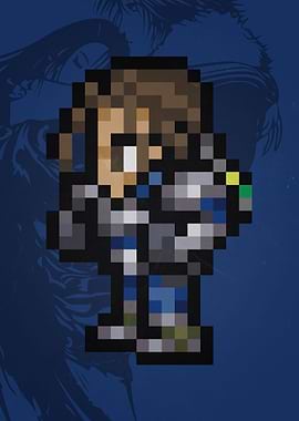 FF VIII Kiros Pixel Sprite