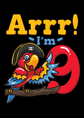 9th Birthday Pirate Captai