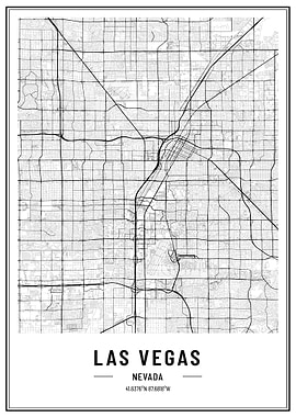 Las vegas map USA