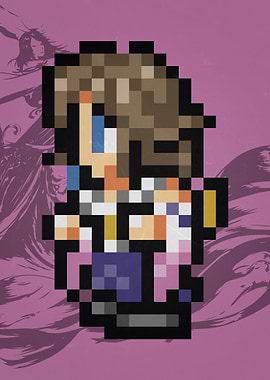 FF X Yuna Pixel Sprite