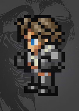 FF VIII Squall Pixel