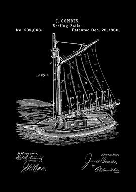 Reefing Sails Vintage