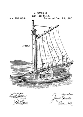 Reefing Sails Vintage