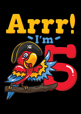 5th Birthday Pirate Captai