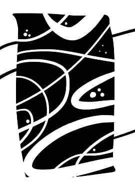 Minimalism absract black I