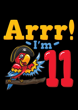 11th Birthday Pirate Capta