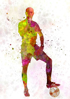 Referee in watercolor