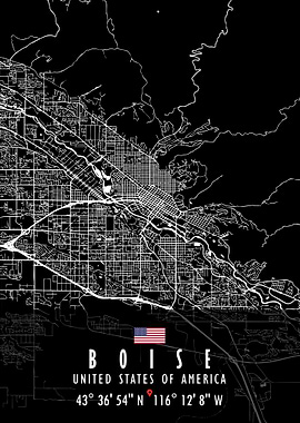 Boise Map USA