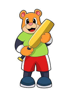 Bear Cricket bat Sports